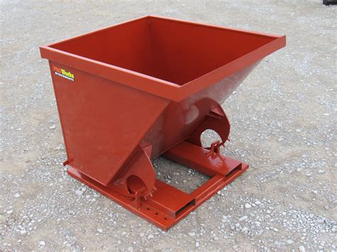 trash hopper for skid steer|skid steer fork hopper.